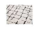 Tapis Poils Ras Nebulia Motif Abstrait - Beige