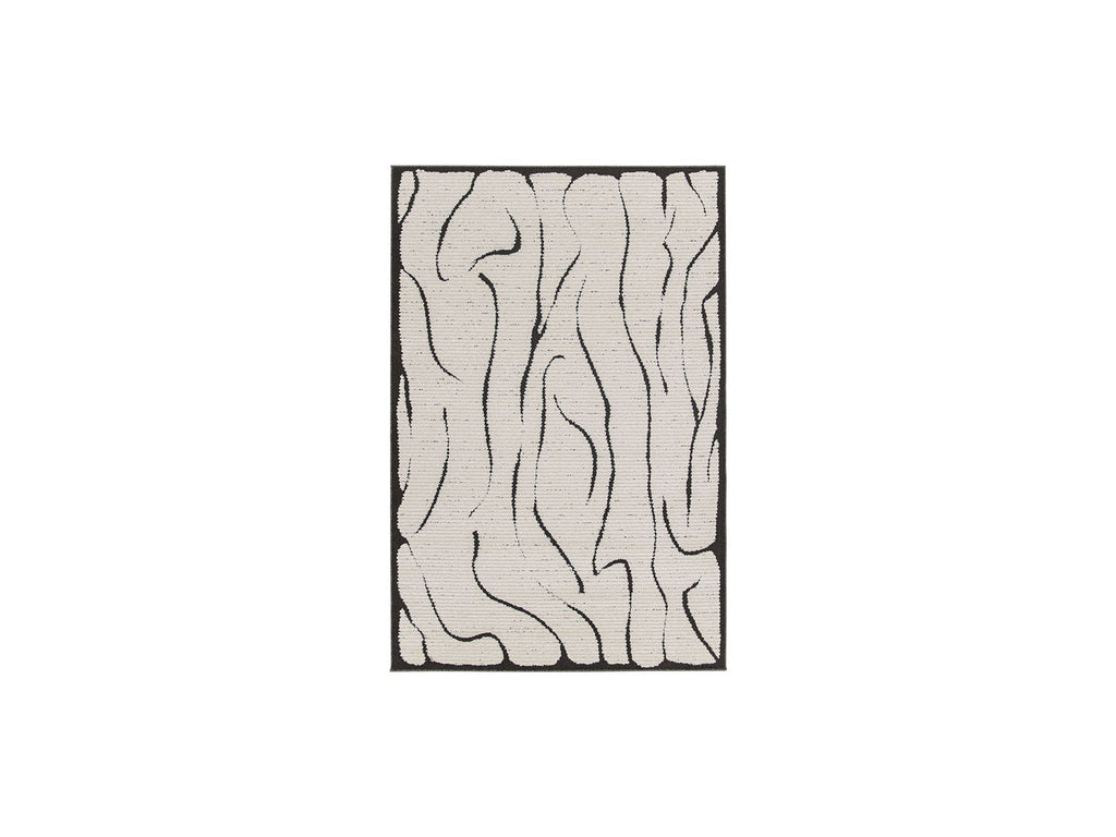 Low-Pile Rug - Cosmara - Abstract Pattern - Beige