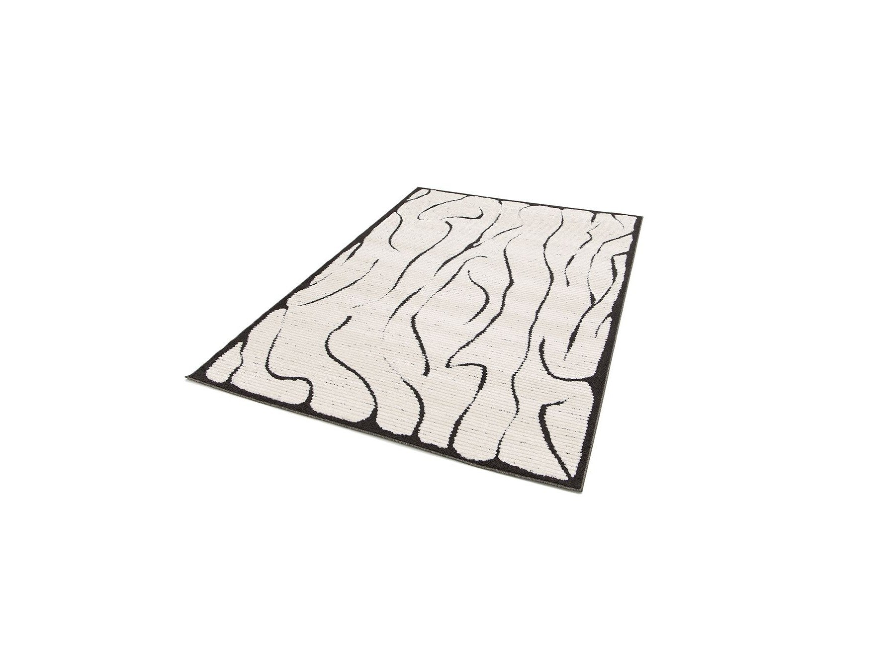 Low-Pile Rug - Cosmara - Abstract Pattern - Beige