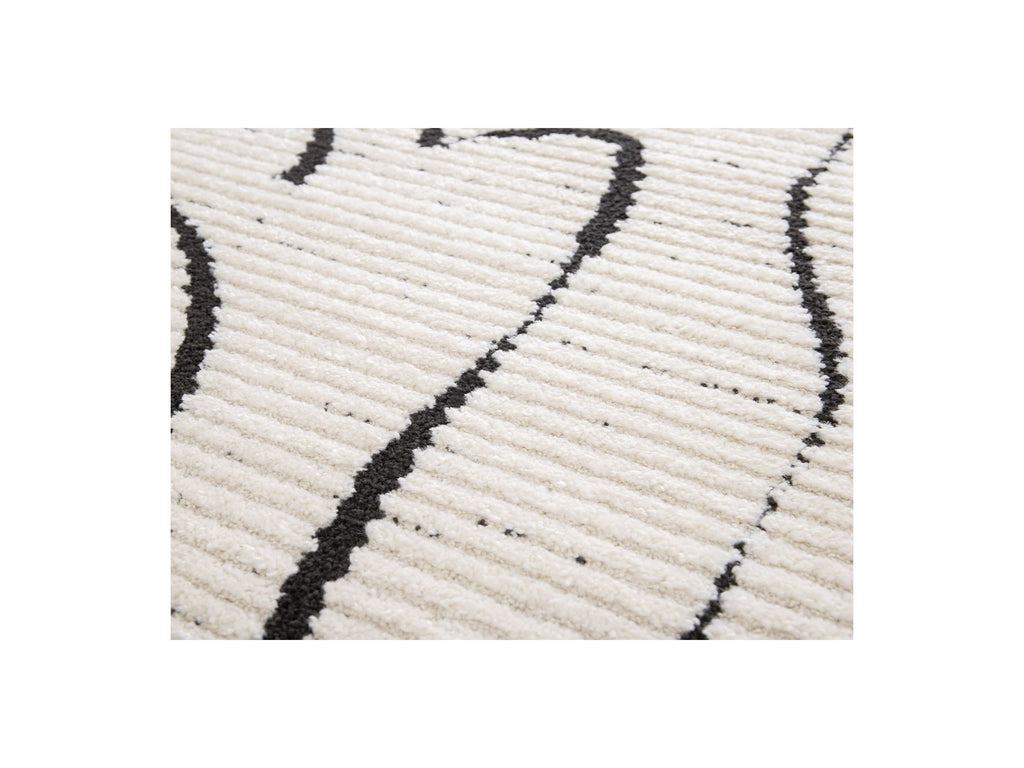 Low-Pile Rug - Cosmara - Abstract Pattern - Beige