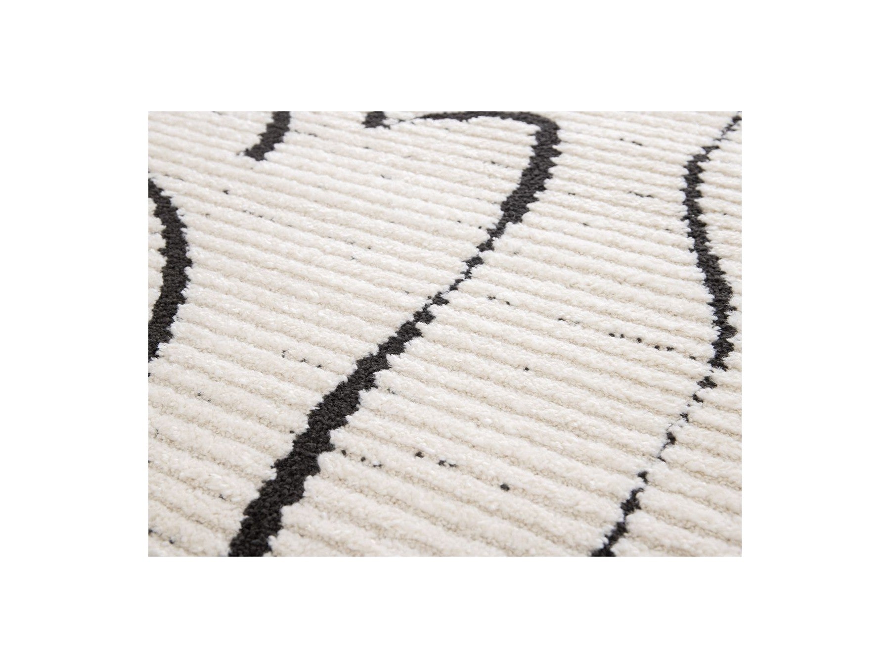Low-Pile Rug - Cosmara - Abstract Pattern - Beige
