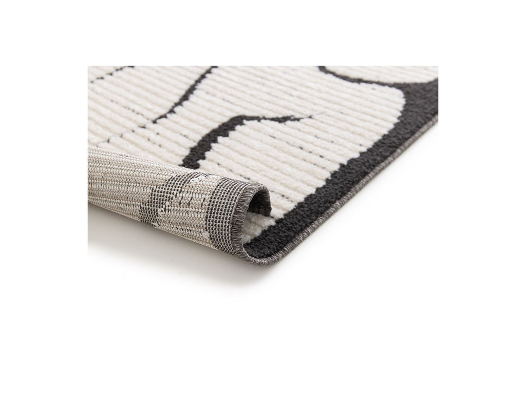 Low-Pile Rug - Cosmara - Abstract Pattern - Beige