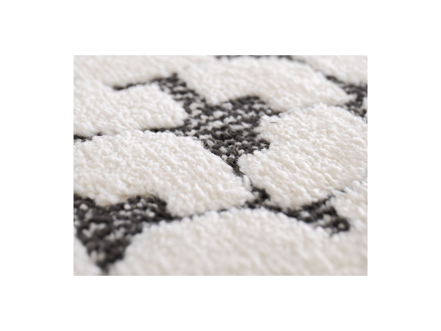 Tapis Poils Ras - Calyra - Motif Abstrait - Beige