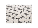 Tapis Poils Ras - Calyra - Motif Abstrait - Beige