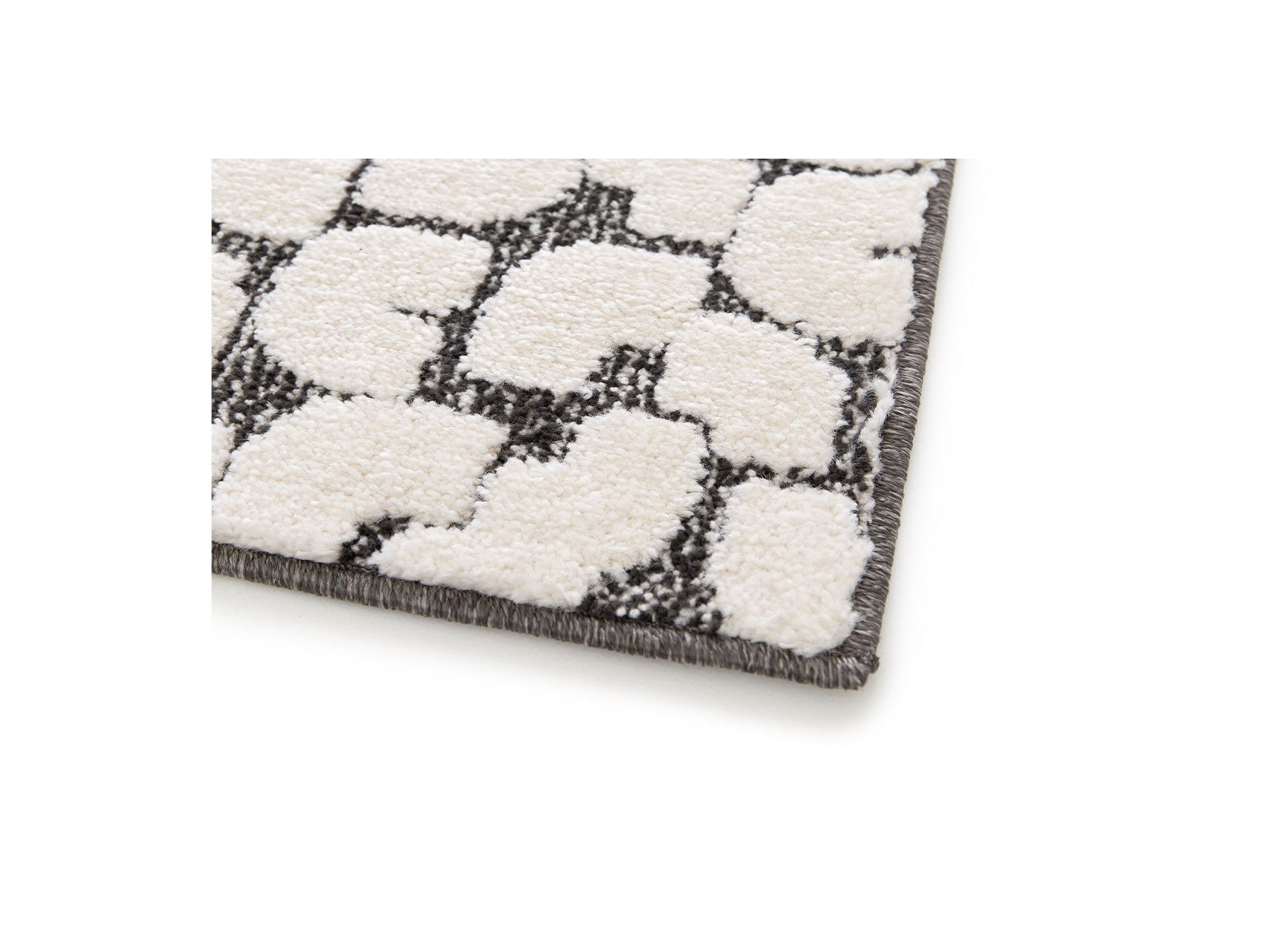 Tapis Poils Ras - Calyra - Motif Abstrait - Beige