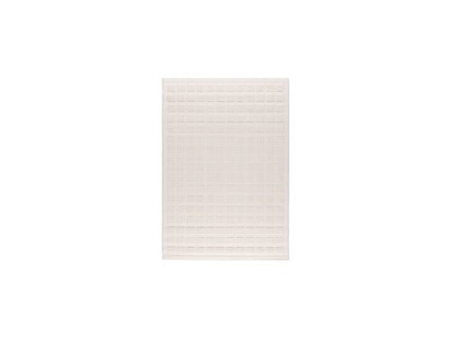 Tapis Poils Ras Tessora Motif Abstrait - Beige