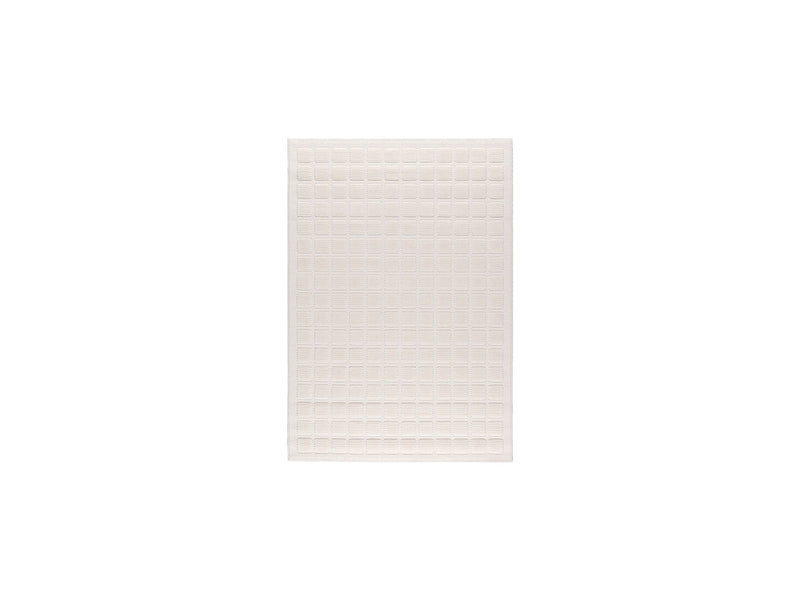 Tapis Poils Ras Tessora Motif Abstrait - Beige