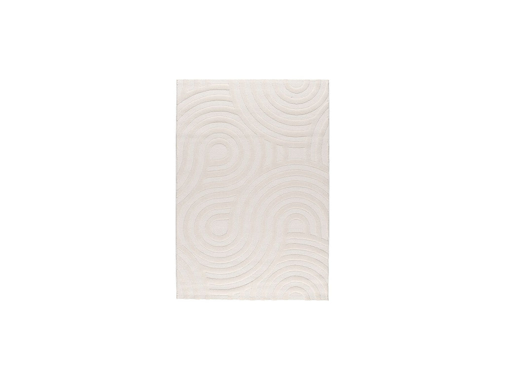 Josie - Low-Pile Rug - Abstract Pattern - Beige