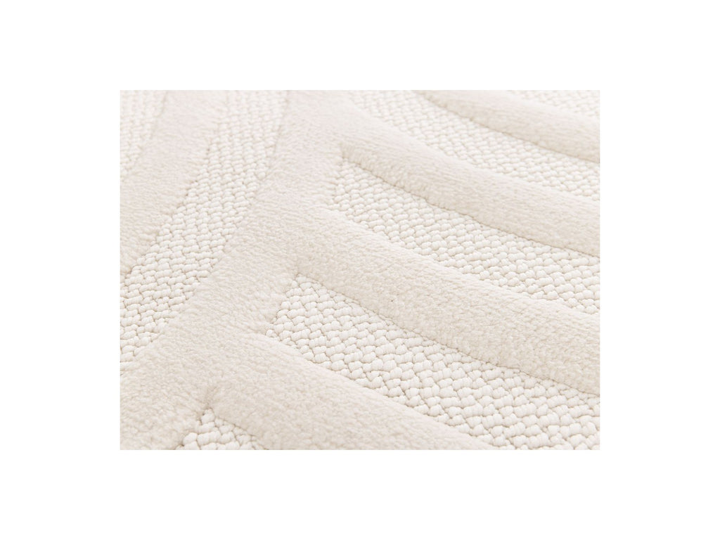 Josie - Low-Pile Rug - Abstract Pattern - Beige