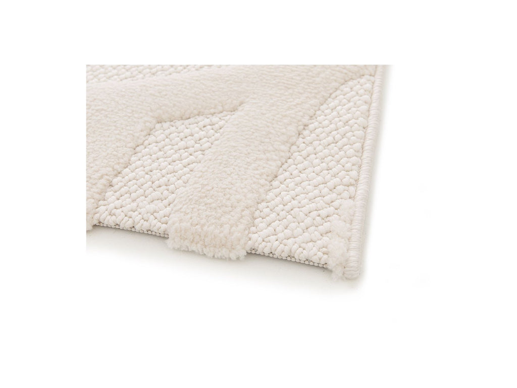 Josie - Low-Pile Rug - Abstract Pattern - Beige