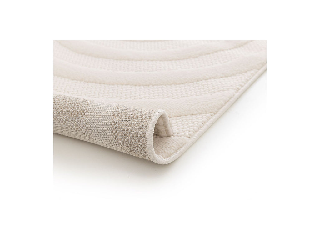 Josie - Low-Pile Rug - Abstract Pattern - Beige
