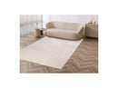 Tapis Poils Ras Sorelle Motif Géométrique - Beige