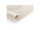 Tapis Poils Ras Orvik Motif Géométrique - Beige