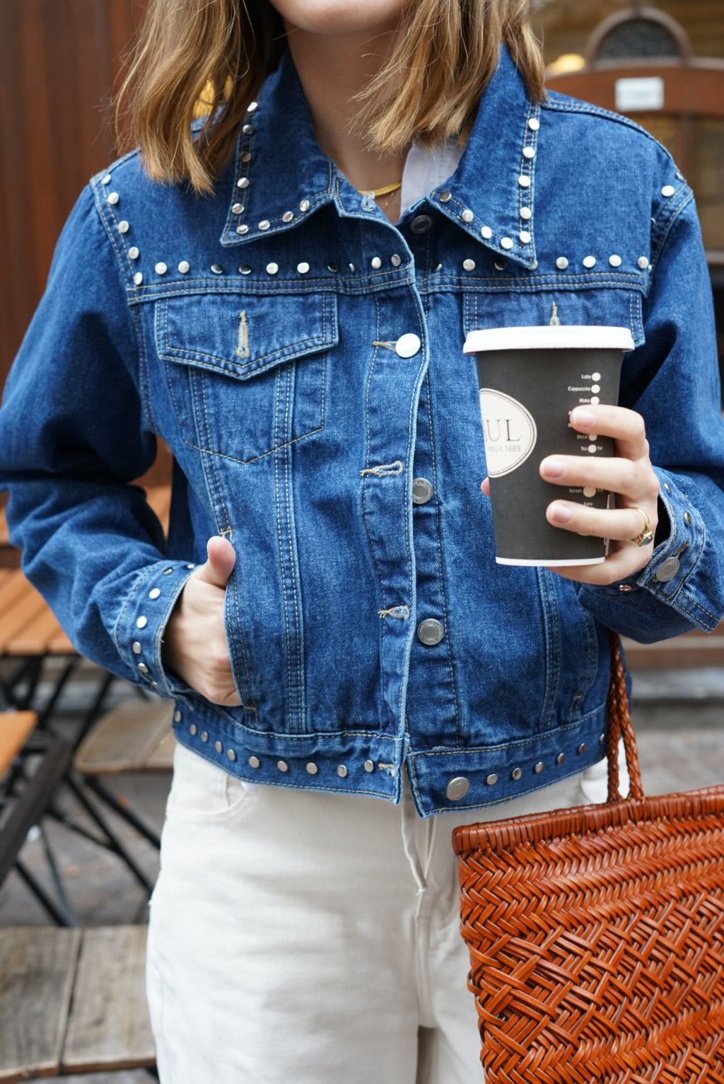 Thelma Denim Jacket Blue