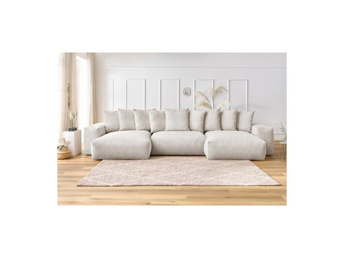 Canapé Panoramique Fixe - Voltaire - Velours Côtelé