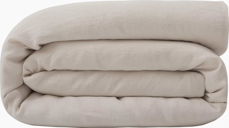 Comforter Cover 100% Linen - Cream