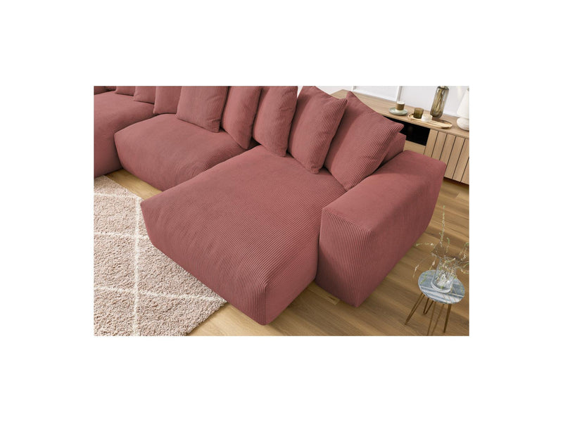 Canapé Panoramique Fixe - Voltaire - Velours Côtelé
