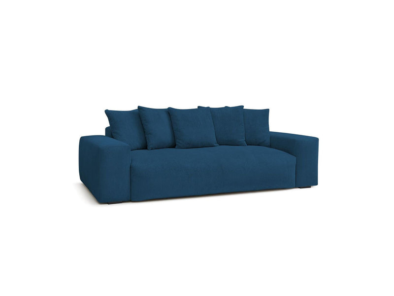 Canapé Droit Fixe 3 Places - Voltaire - Velours Côtelé