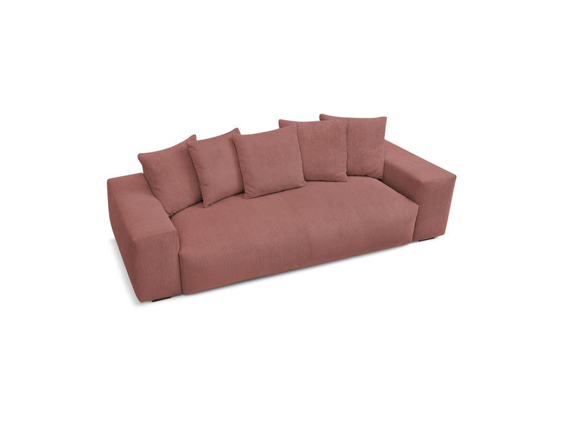 Canapé Droit Fixe 3 Places - Voltaire - Velours Côtelé