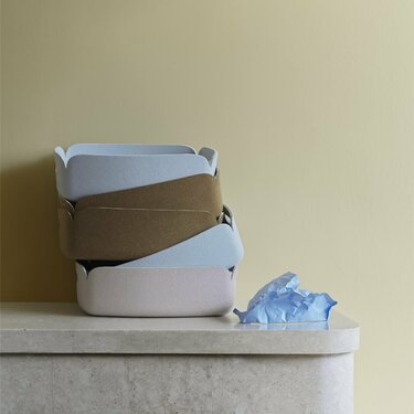 Panier Rectangulaire Bleu Clair Restore - Muuto