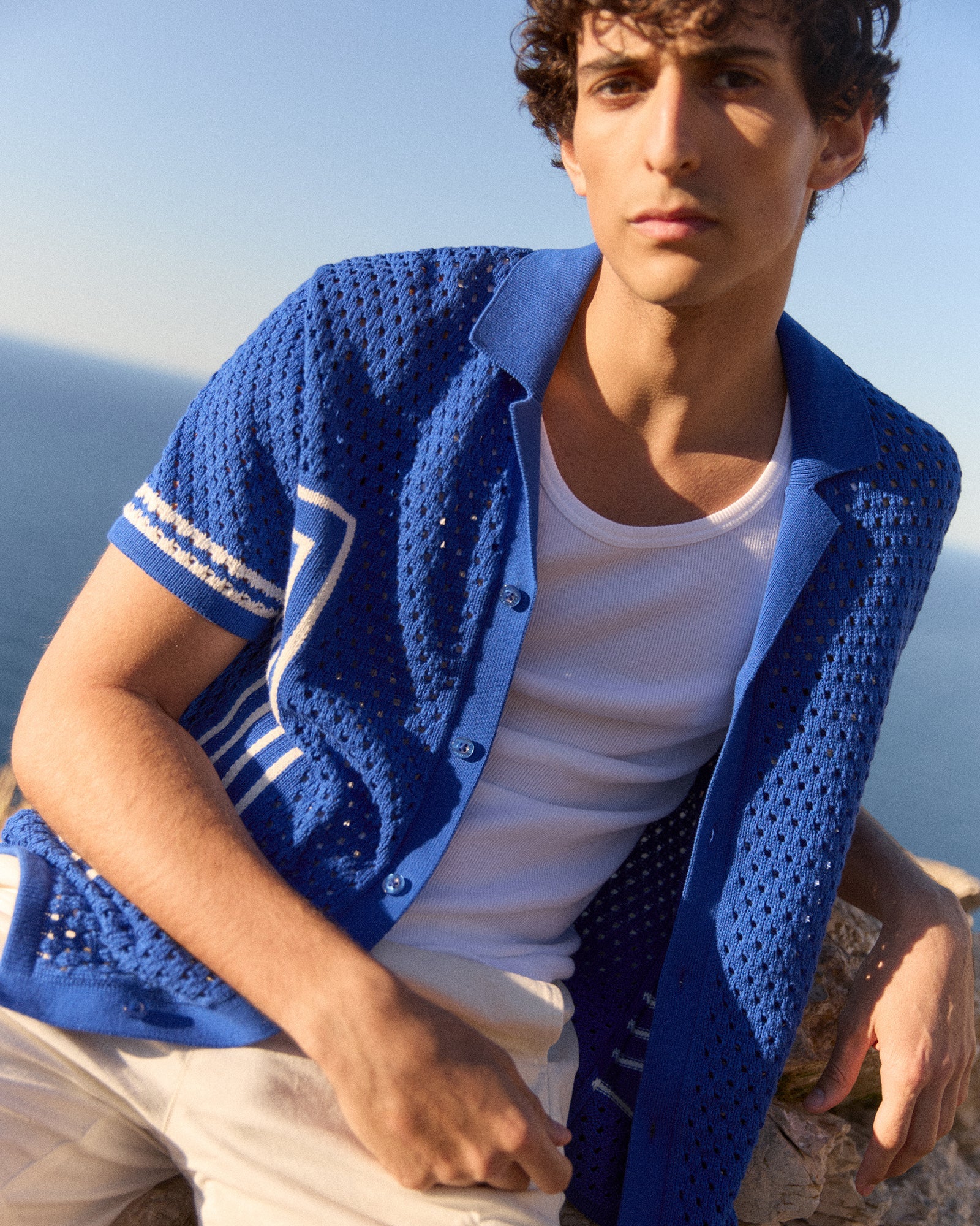 Squarre "Crochet" Beuret Shirt