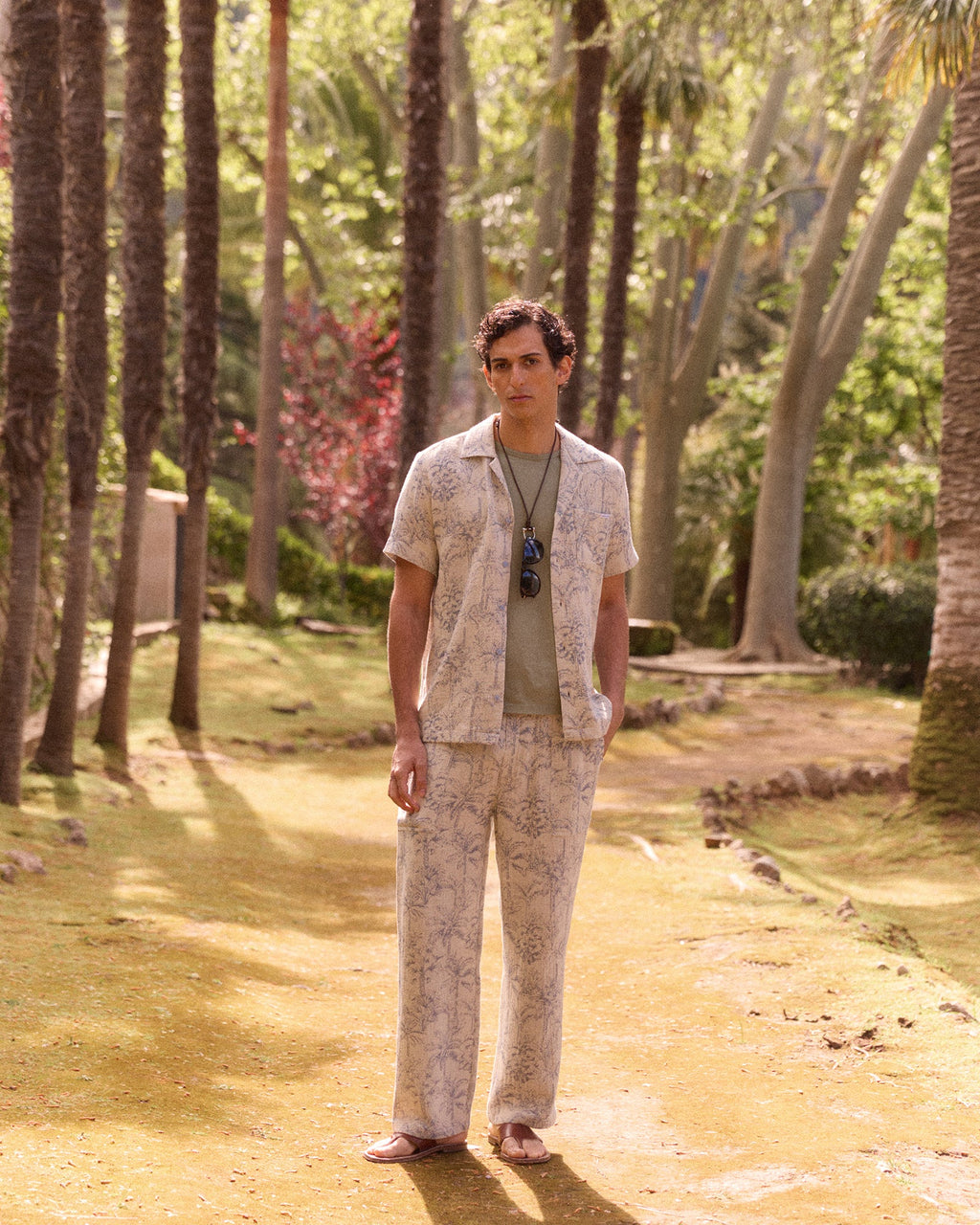 Chemise "Jacquard" Palm Tree Germain