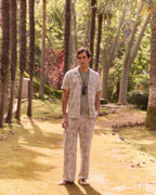 Pantalon "Jacquard" Palm Tree Guignier - Homme