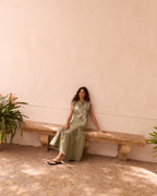 Palm Tree "Linnen And Cotton" Portalis Skirt