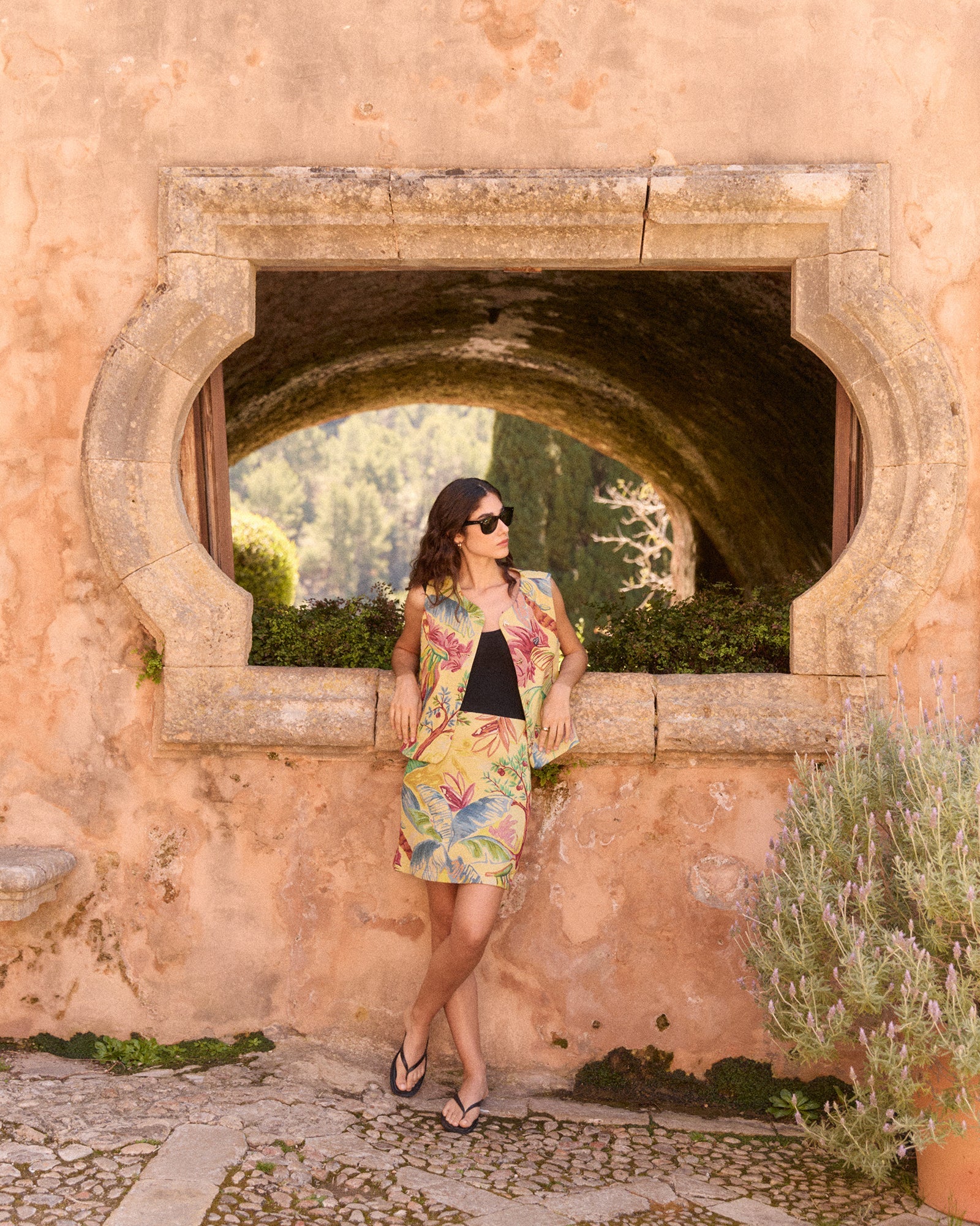 Falda Palm Trees "Jacquard" Missoffe