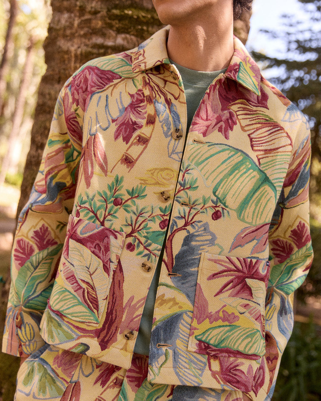 Tropical "Jacquard" Lemonnier Jacket