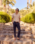 Polo Patch Coeur "Linen And Cotton" Gonnet - Homme
