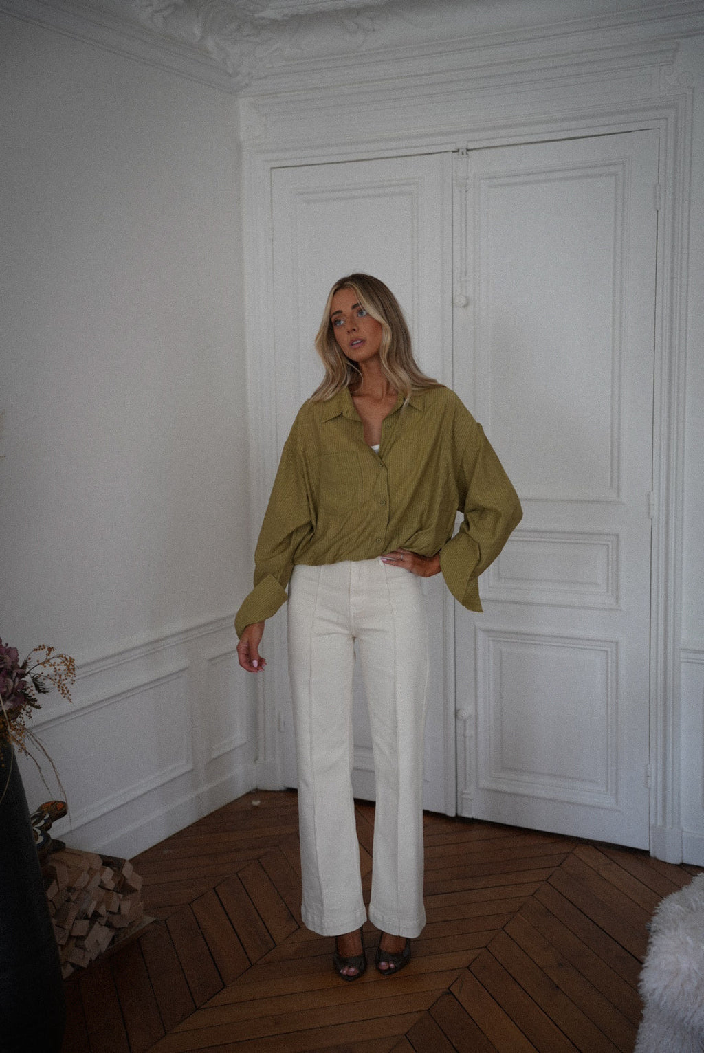 Blouse Courte Miranda - Verte