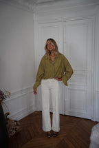 Blouse Courte Miranda - Verte