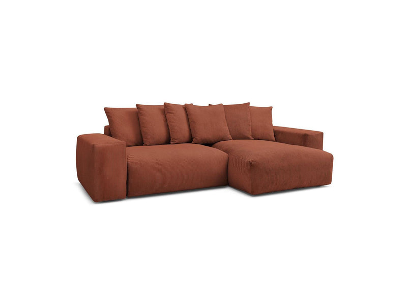 Canapé D'Angle Réversible - Voltaire - Velours Côtelé