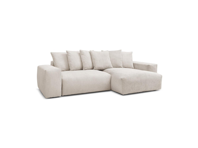 Canapé D'Angle Réversible - Voltaire - Velours Côtelé