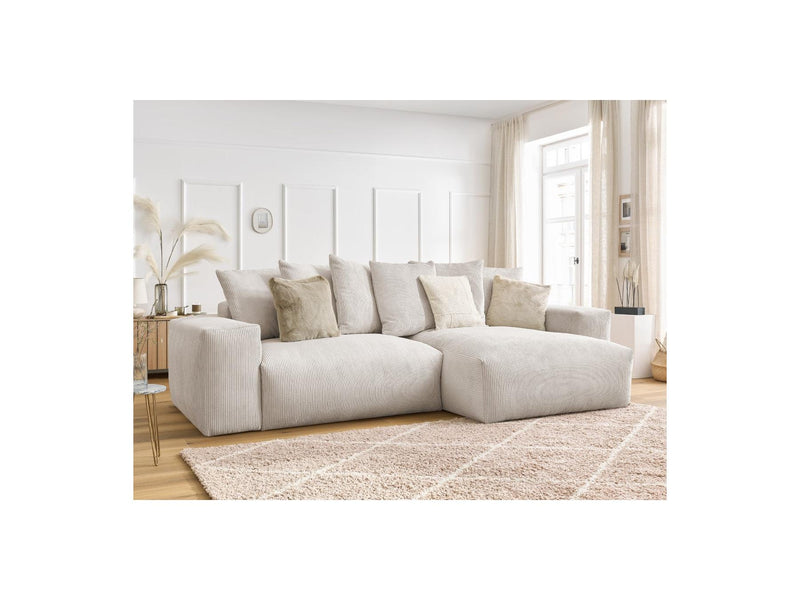 Canapé D'Angle Réversible - Voltaire - Velours Côtelé
