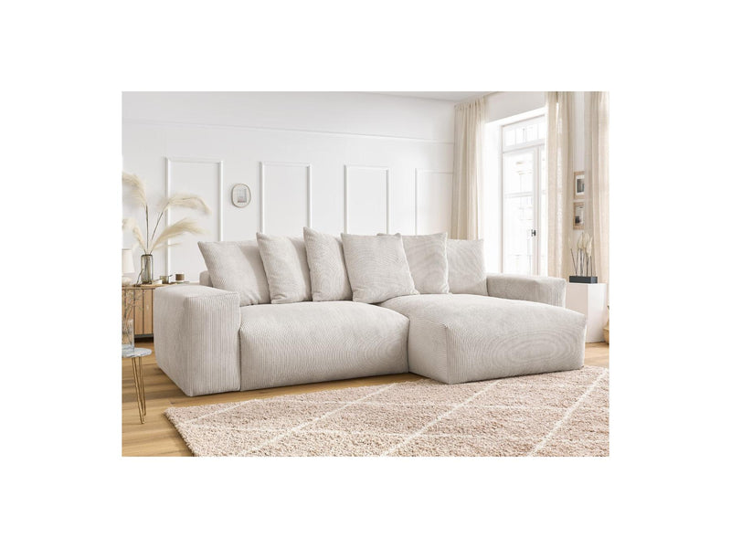 Canapé D'Angle Réversible - Voltaire - Velours Côtelé