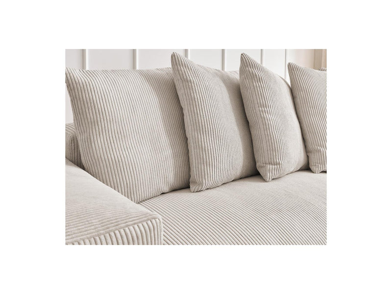 Canapé D'Angle Réversible - Voltaire - Velours Côtelé