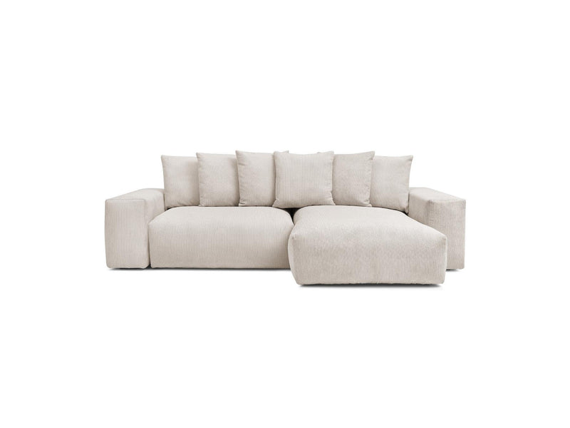 Canapé D'Angle Réversible - Voltaire - Velours Côtelé