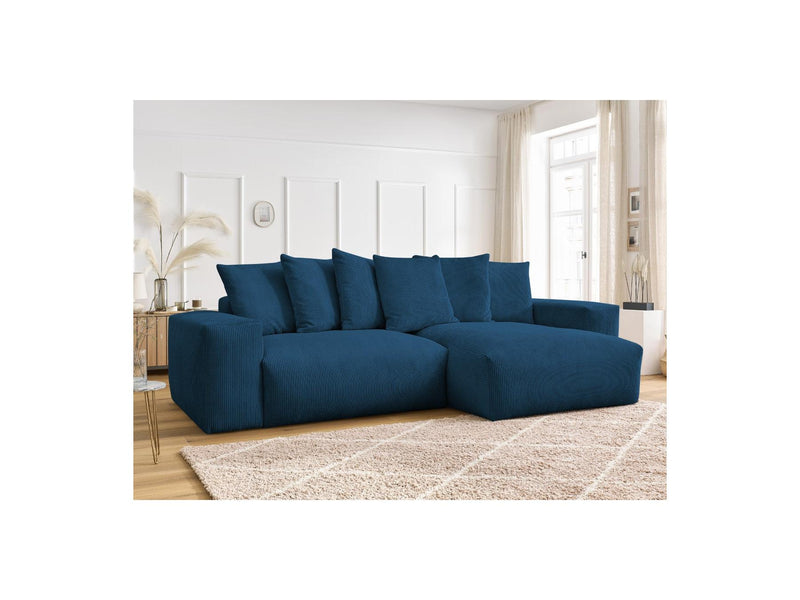 Canapé D'Angle Réversible - Voltaire - Velours Côtelé