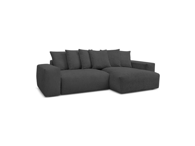 Canapé D'Angle Réversible - Voltaire - Velours Côtelé