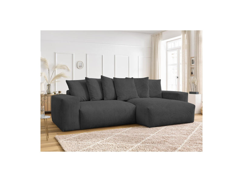 Canapé D'Angle Réversible - Voltaire - Velours Côtelé