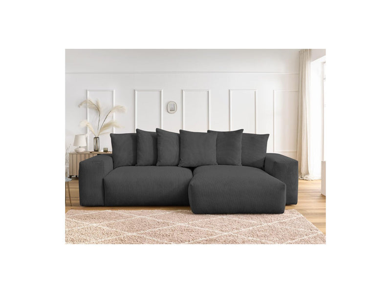 Canapé D'Angle Réversible - Voltaire - Velours Côtelé