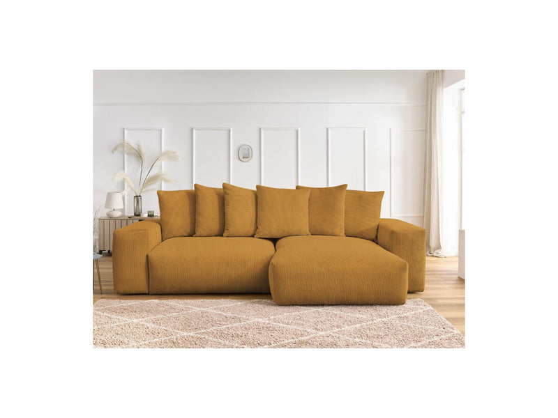 Canapé D'Angle Réversible - Voltaire - Velours Côtelé