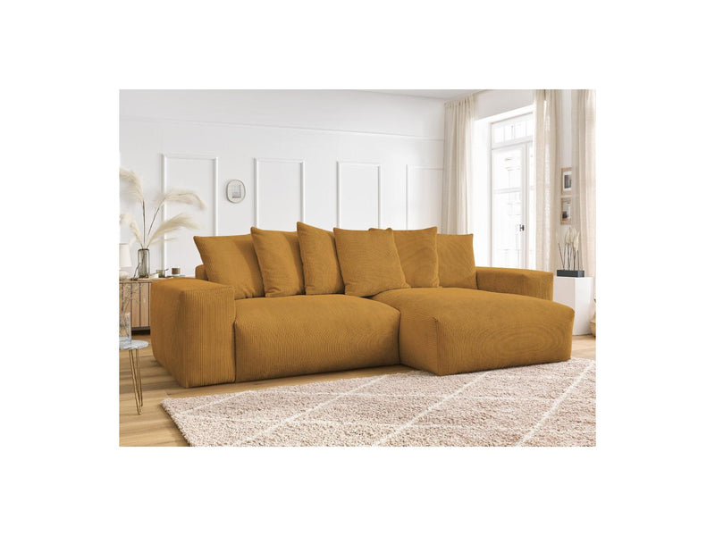 Canapé D'Angle Réversible - Voltaire - Velours Côtelé