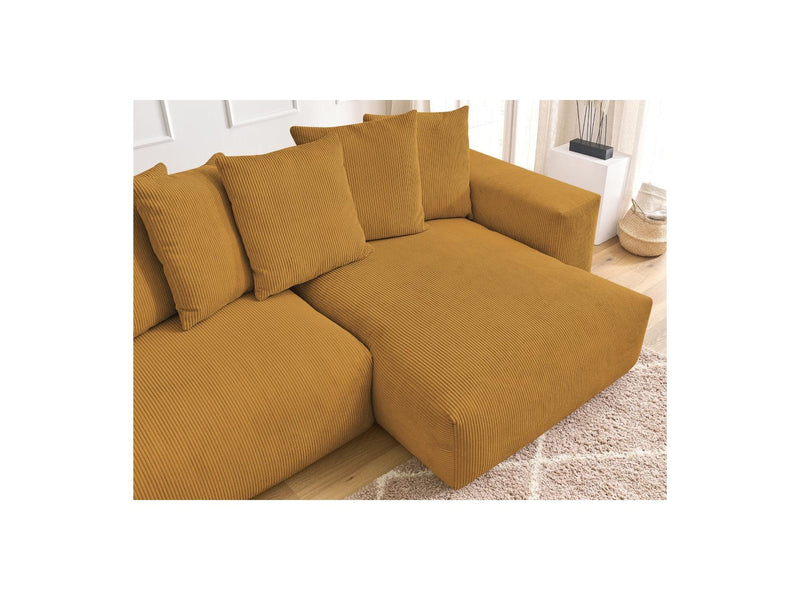 Canapé D'Angle Réversible - Voltaire - Velours Côtelé