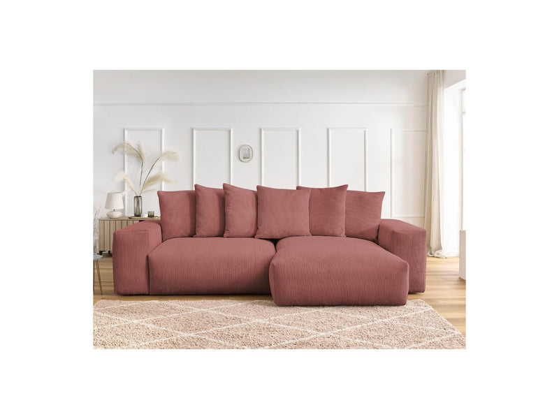 Canapé D'Angle Réversible - Voltaire - Velours Côtelé
