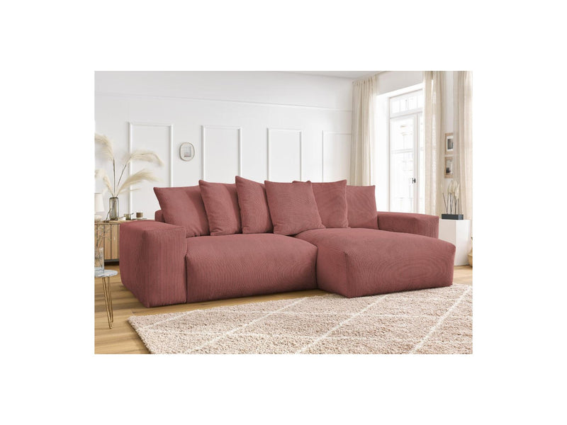 Canapé D'Angle Réversible - Voltaire - Velours Côtelé