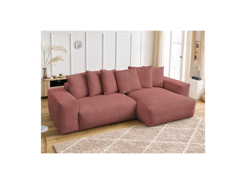 Canapé D'Angle Réversible - Voltaire - Velours Côtelé