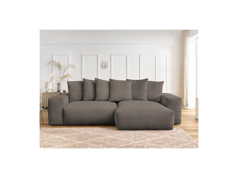 Canapé D'Angle Réversible - Voltaire - Velours Côtelé